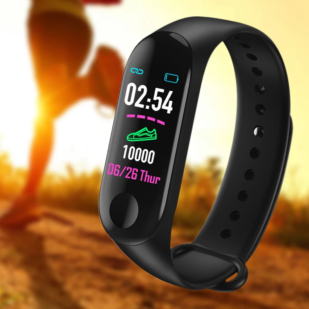 

Newly Smart Watch Bracelet Wristband Blood Pressure HeartRate Monitor Fitness Tracking IR-ing