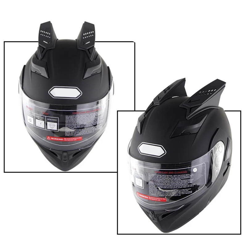 New 1pair Helmet Horns Motorcycle Modification Accessories Punk Style Decor Ears | Автомобили и мотоциклы
