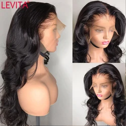 Body Wave Lace Front Wig 30 inch T Part Lace Frontal Human Hair Wigs Brazilian Bodywave 4x4 Lace Closure Wig For Black Women