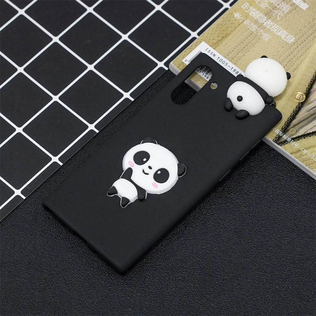 For Samsung Galaxy Note 10 6.3inch Panda New Personalized Print Phone Case Ultra Thin Soft Silicone Cute Cartoon Phone Case