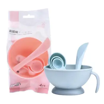 

Makup Face Mask Bowl Set 7 In 1 DIY Mask Tool Kit Mask Brush Mixing Stick Spatula Measuring Spoon With Compression Facial Masks