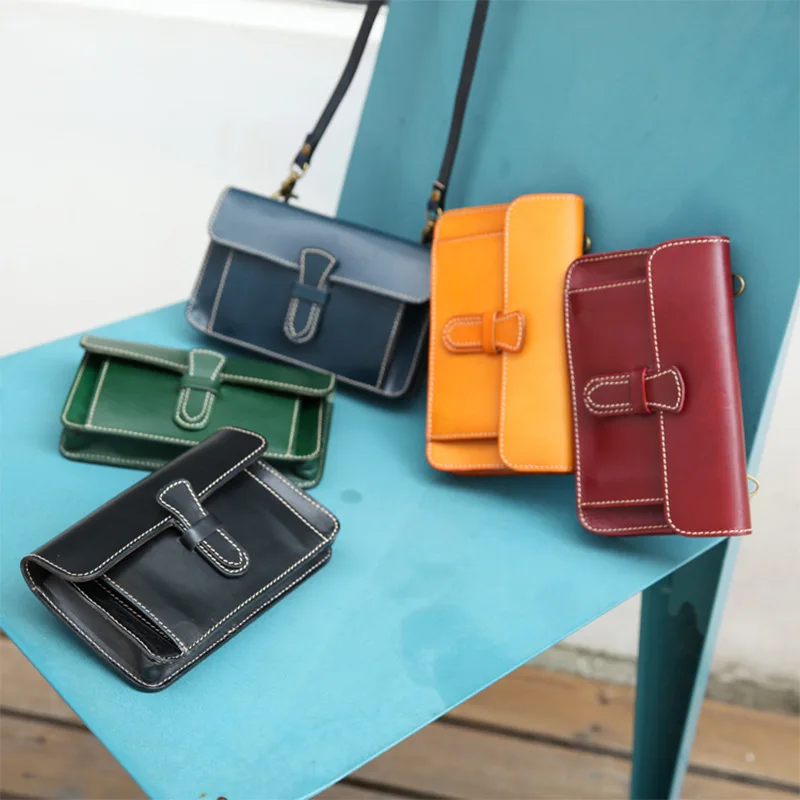 

Women's Fashion Retro Messenger Leather Shoulder Bag