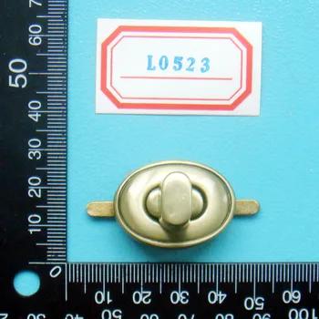 

10 sets/lot Egg Shape High Quality Twist Turn Lock Clasp Closure Women Handbag Bag Parts Purse Hardware Accessories DIY L0523