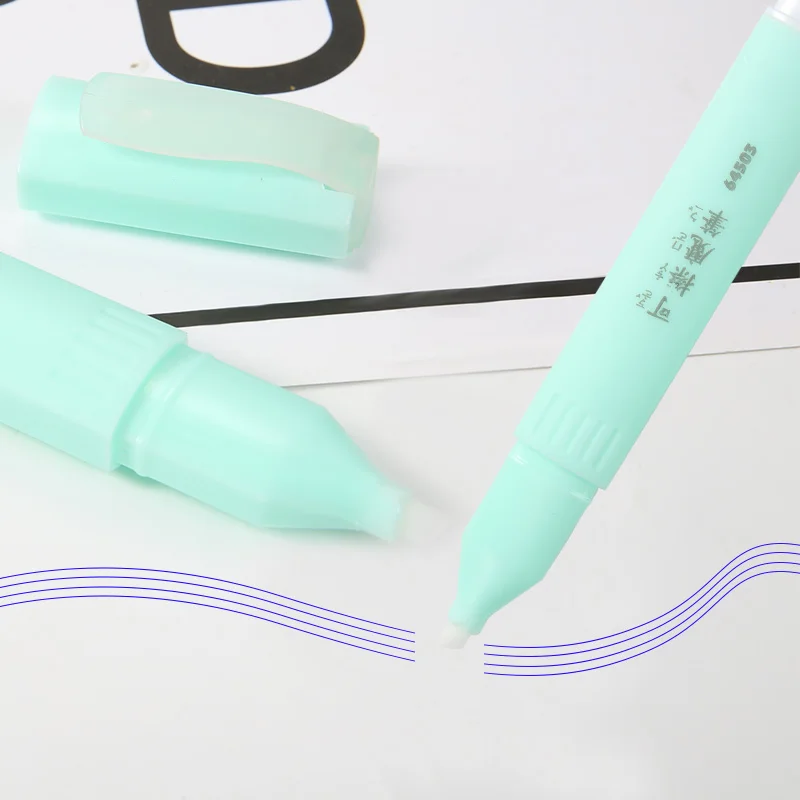 

3pcs Erasable Gel Pen Eraser Friction Magic Ballpoint Pen Eraser Blue Black Ink Erasables Pens Writing Tool Office School Supply