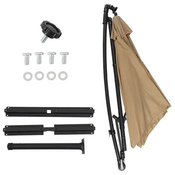 

100feet Canopy Garden Beach Patio Anti UV Umbrella Tilting Tilt Protection Ultraviolet-proof Umbrella waterproof Parasol