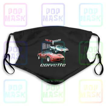 

Dust Mask with Filter Chevy Corvette ~ 1978-1982 ~ C3 3Rd Gen ~ Indigoheather Washable Reusable Mask