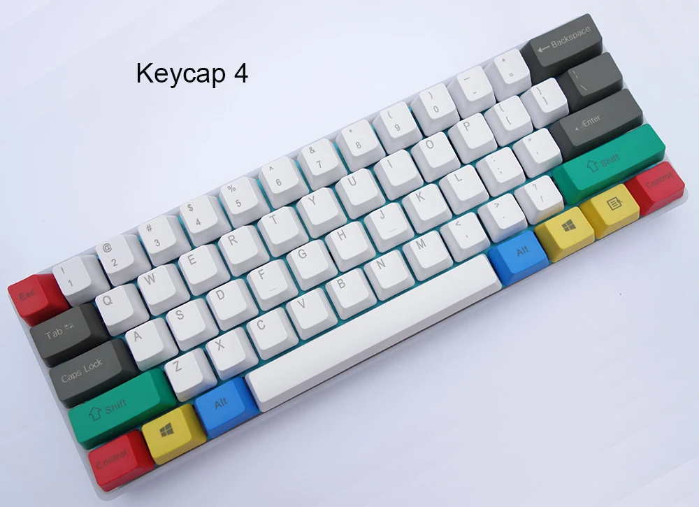 GH60 механическая клавиатура полностью в сборе со светодиодной подсветкой и RGB под растущим перепрограммируемым по прошивке QMK - Цвет: Color5
