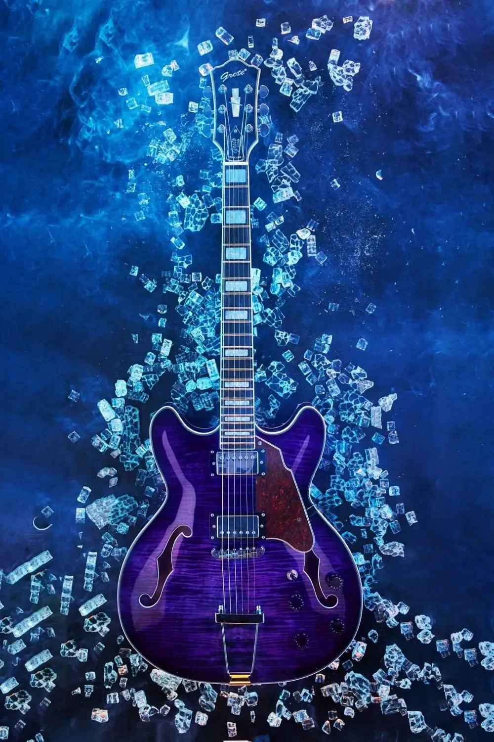 purple electric guitars wallpapers