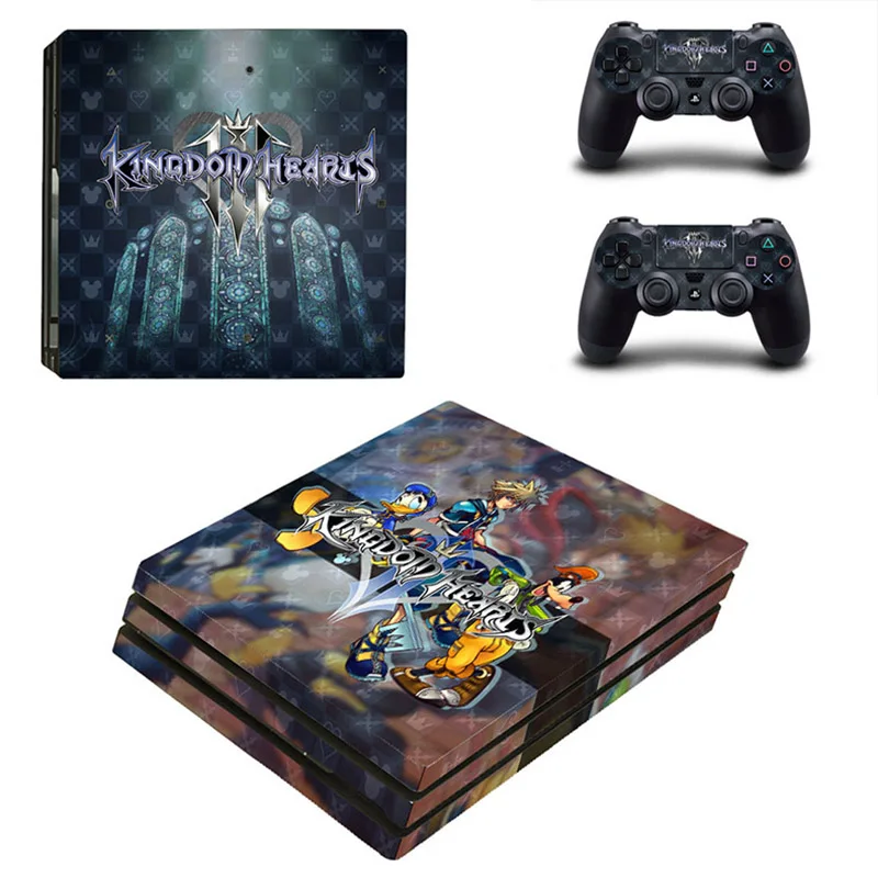 Kingdom Hearts 3 PS4 Pro стикер s Play station 4 Pro виниловые наклейки на кожу Pegatinas для playstation 4 Pro консоль и контроллер