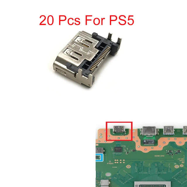 20pcs New Replacement For Ps5 Hdmi-compatible Port Display Socket
