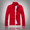 Jeans Coats Jacket Men's Korean Style Spring and Autumn Denim Jacket Slim Long-sleeved Casual Denim Jacket Solid Color Young Boy 4