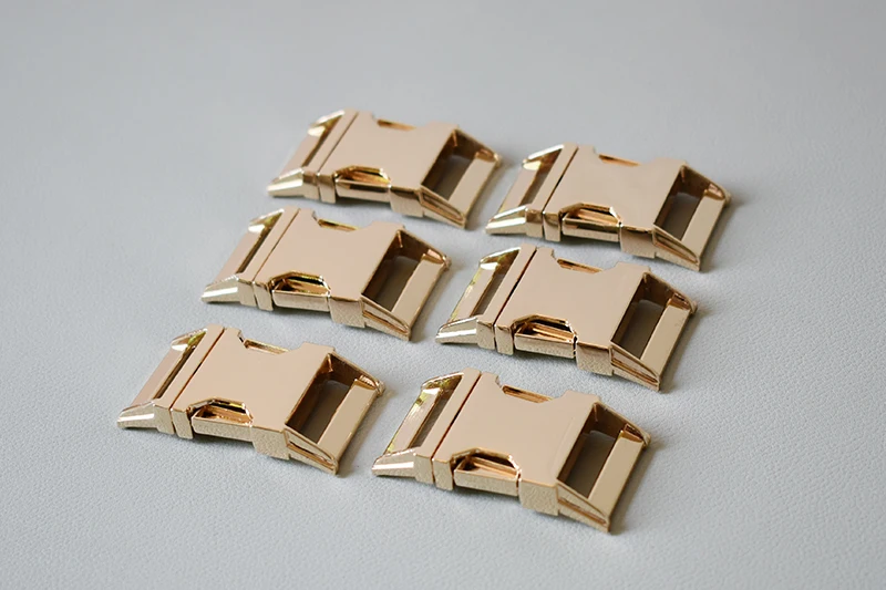 20pcs/lot metal release buckles heavy hardware belt clip buckle 25mm webbing for dog collar paracord outdoor camping accessories