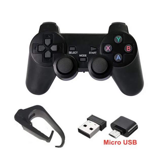 2 4g wireless gamepad for ps3 pc android tv box game controller remote joystick for phone with type c suppor super console x gamepads aliexpress