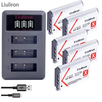 

5x Bateria NP-BX1 NPBX1 np bx1 battery for Sony DSC-RX100 DSC-WX500 HX300 WX300 HDR AS100v AS200V AS15 AS30V AS300 M3 M2 HX60