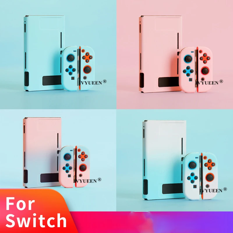 Защитный жесткий чехол IVYUEEN для консоли Nintendo Switch NS NX цветная задняя крышка JoyCon Joy