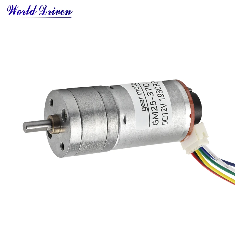 Высокий крутящий момент 12V 24V низшее Скорость кодировщик Шестерни мотор редуктор