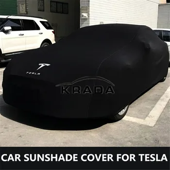 

1X Full Car Windshield Cover For Tesla Model 3 Model S Model X All Weather Rain UV Protection Light Reflection Sunscreen