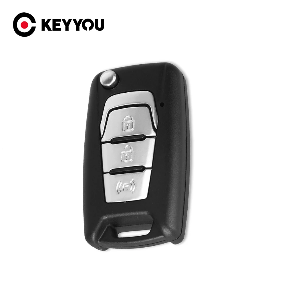 Складной чехол KEYYOU для автомобильного ключа с дистанционным управлением 3 кнопки