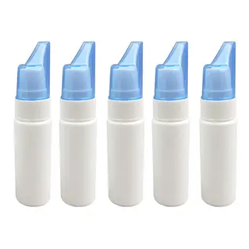 

5 Pcs 70ml Nasal Spray Bottles Fine Mist Atomizer Bottles Refillable Empty Portable Sanitizer Sprayer Dispensers