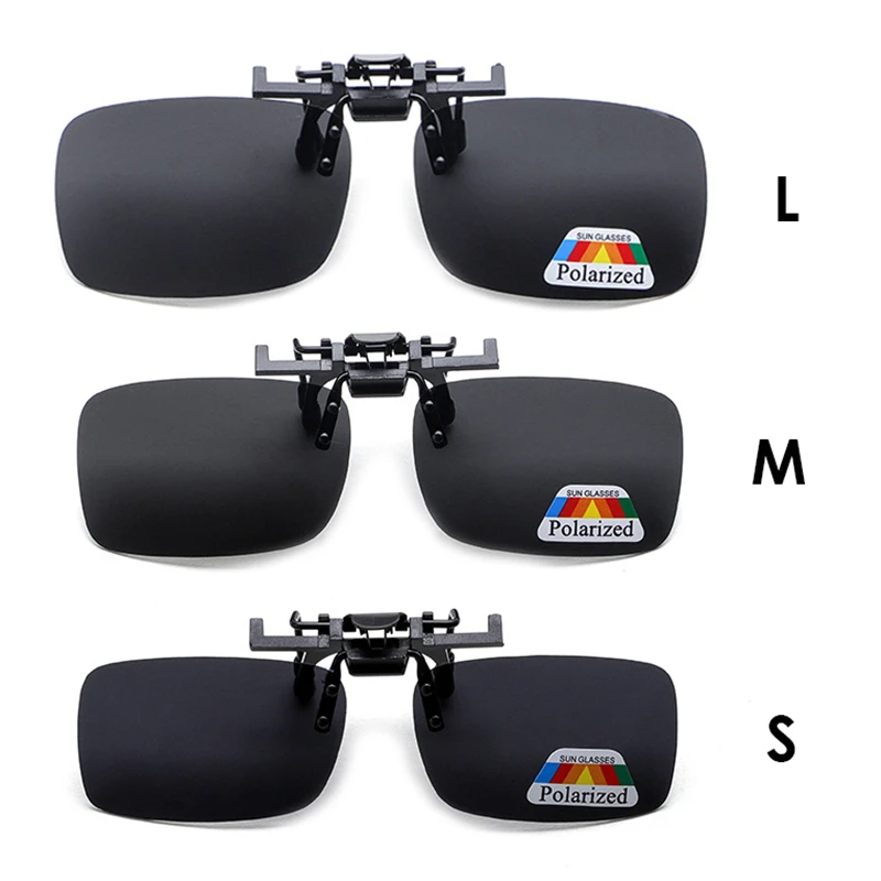 Clip-auf Polarisierte Tag Nacht Vision Flip-up Len Auto Fahrer Anti UVA UVB Polarisierte Sonnenbrille Brille Anti-Glare Gläser Clip Unis – Detail 10