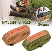 

2/4pcs Travel Cargo Strap Outdoor Camping Hiking Nylon Cargo Packing Fixing Belt Adjustable Quick Release Travel Luggage Strap