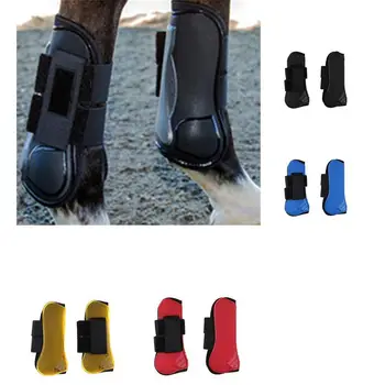 

Horse Front Leg Protector Soft Leggings PU + Diving Material Leg Guard for Horse outdoor sports game