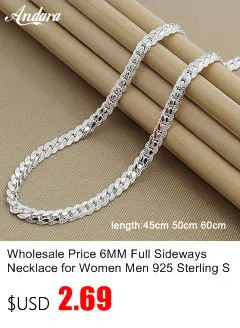 Горячая коробка цепи ожерелье 925 ювелирные изделия серебро 4 мм ширина цепочки колье для женщин мужчин ювелирные изделия Новинка