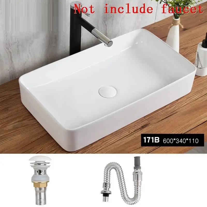 MODEL F Wasbak Da Appoggio сосуд Salle De Bain Туалет Пиа Para Lavatorio Umywalka Banyo Cuba Banheiro раковина для ванной Lavabo - Цвет: MODEL F