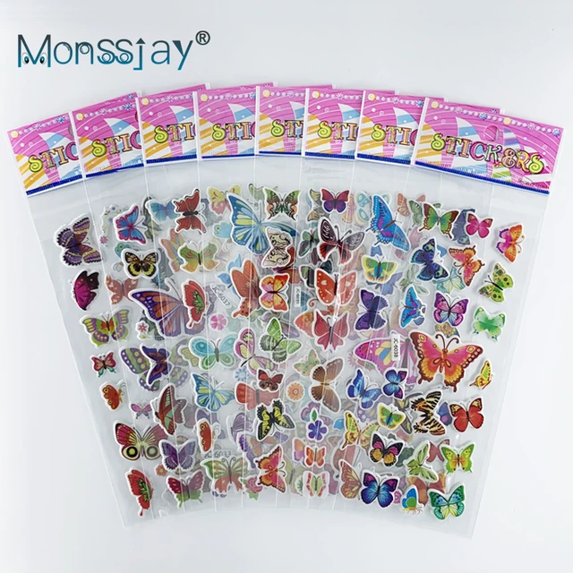 Butterfly Stickers - All 8 Unique Sheets