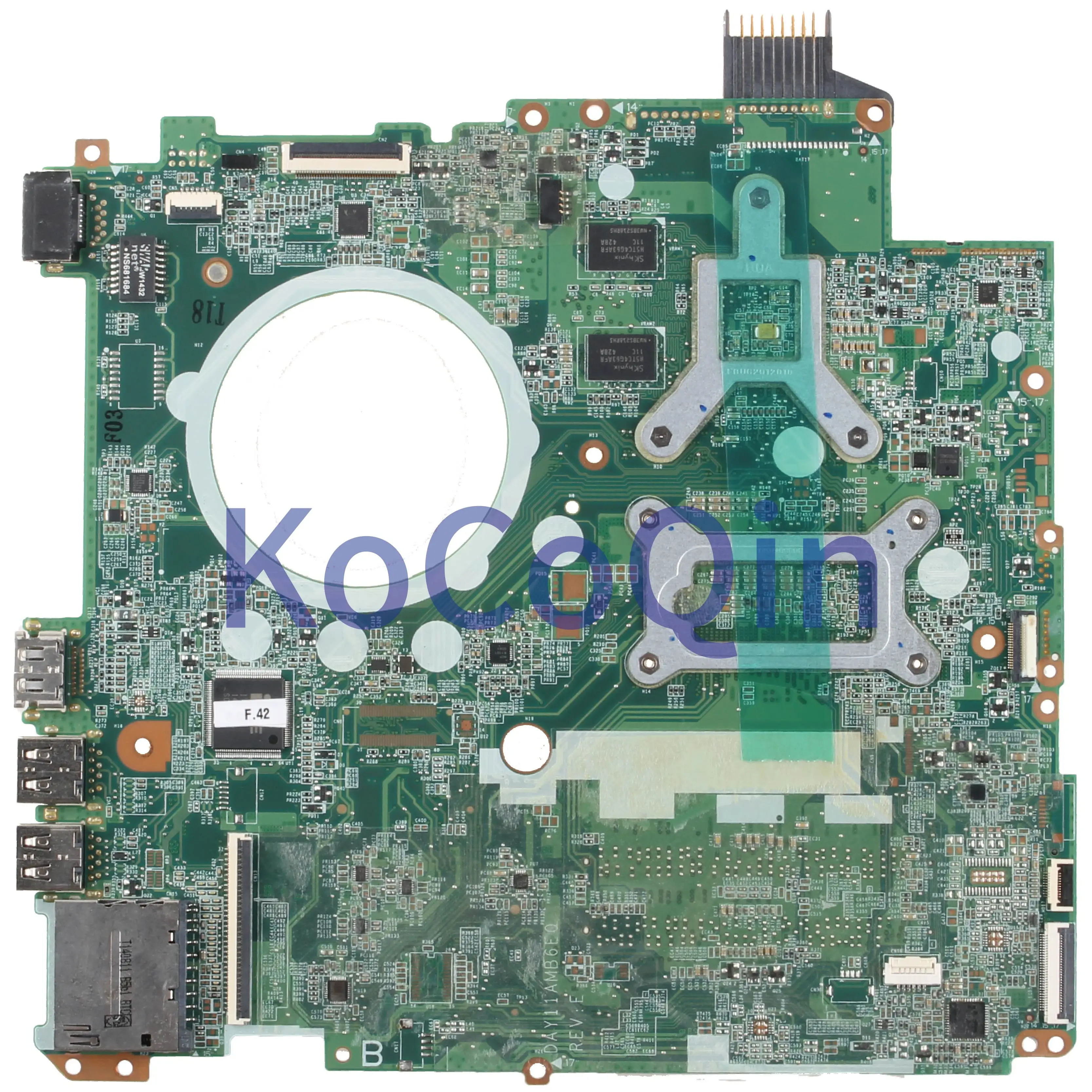 KoCoQin Laptop motherboard For HP Pavillion 15-P Core I5 15.6' inch i5-4210U Mainboard DAY11AMB6E0 