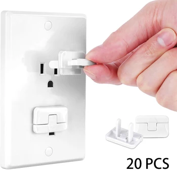 

Practical Anti Leakage Wall Plate Child Safety Outlet Cover Power Harzard Baby Proofing Home Protective With Pull Handle Pets