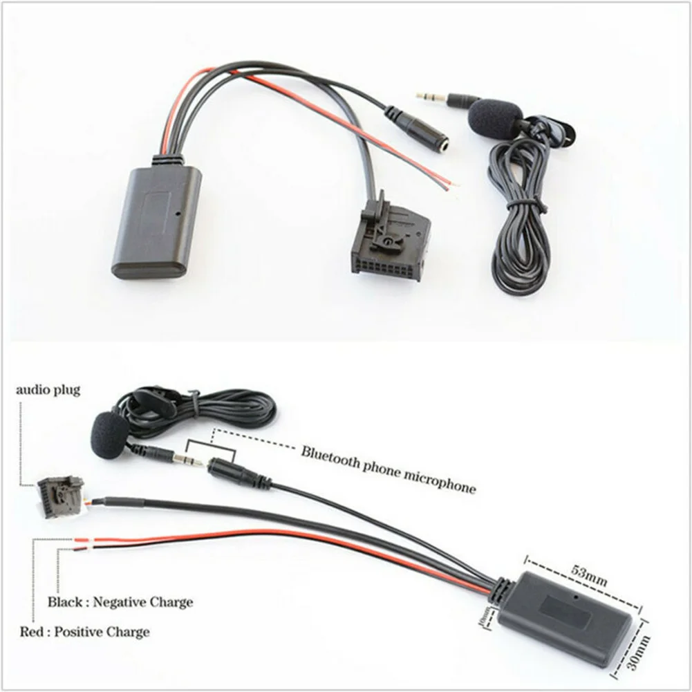 AUX адаптер кабель аксессуар для Benz W211 W208 W168 W203 12V Bluetooth V5.0|Кабели и коннекторы