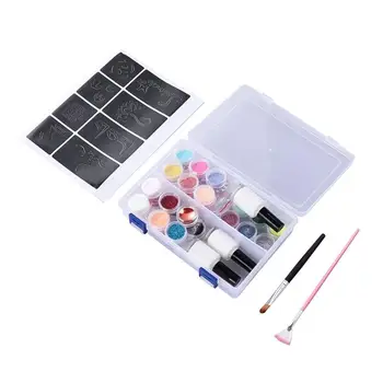 

Glitter Tattoo Kit Temporary Tattoos Face Painting Body Art Design For Kids Teenager Adult