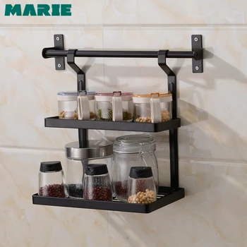 

Stainless Steel Wall Hanging Rack Kitchen Shelf Organizer Tools Plate Spoon Storage Frame Drain Bowl Rack Dish Rack