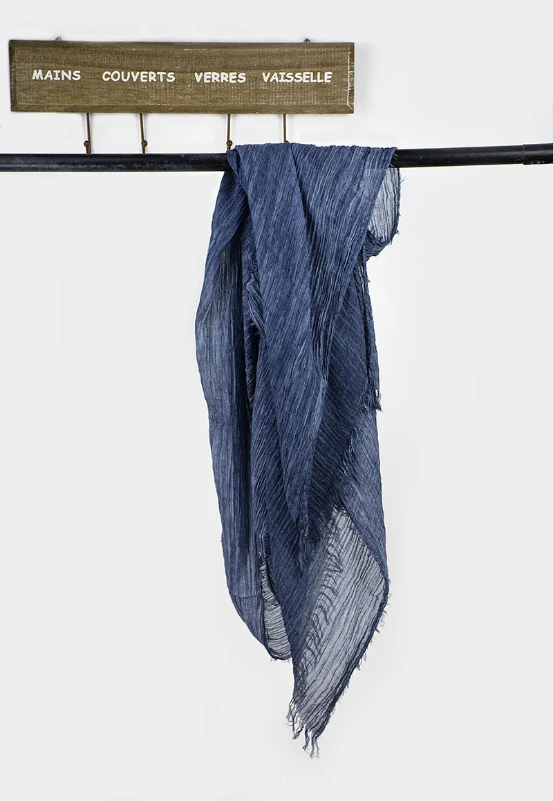 MODEL A color navy Новинка, японский стиль унисекс, зимний шарф, хлопок и лен, одноцветные, длинные женские шарфы, шаль, модный мужской шарф - Цвет: MODEL A color navy