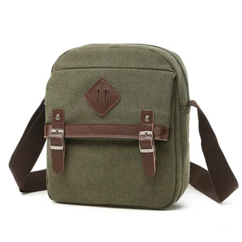 

Single Shoulder Oblique Satchel Joker Canvas Bag Solid Color Ol Men And Women General Purpose Bag