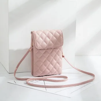 

Summer Women Mobile Phone Shoulder Bag Soft PU Leather Money Wallet Fashion Mini Flap Messenger Bag Purse Leather Small Bag