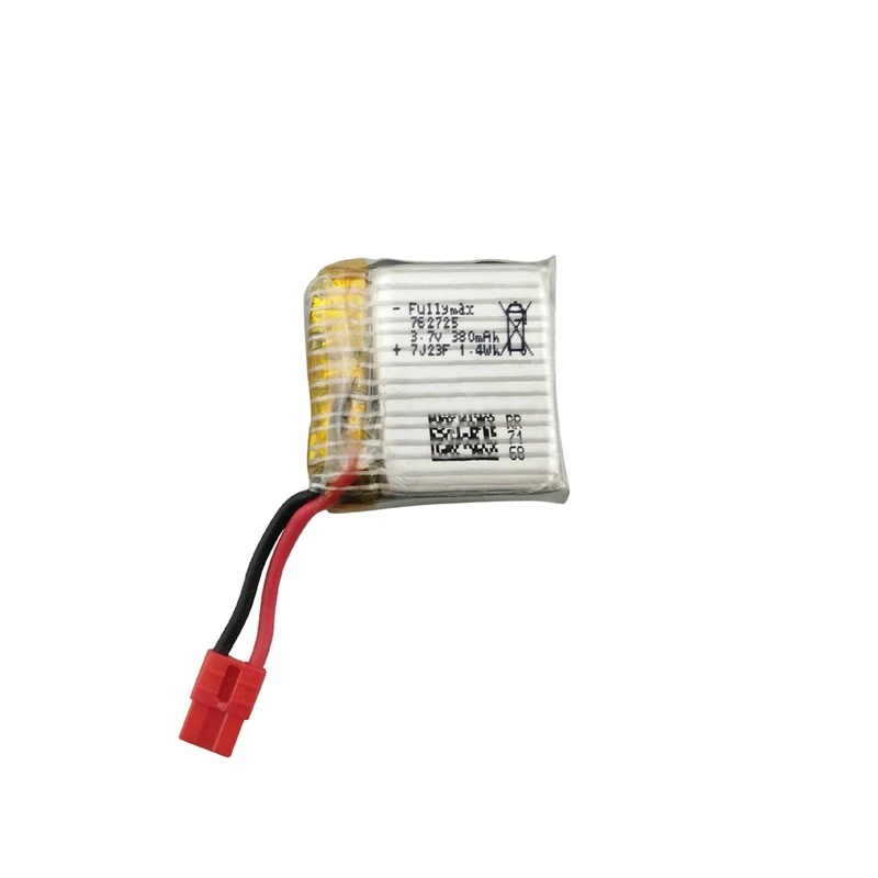 3.7 V 380mAh battery for SYMA X21 X21W x26 X26A Battery remote Control drone parts with X21 X21W charger Sets images - 6