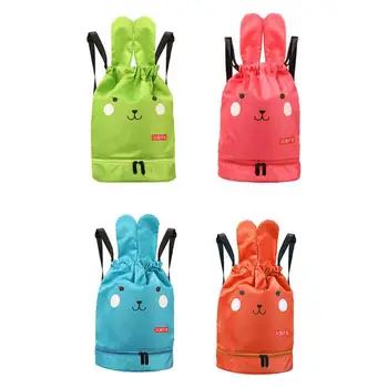 

Lovely Rabbit Women Backpacks Drawstring Outdoor Travel Children Schoolbag