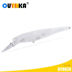 New Fishing Accessories Unpainted Lure Minnow Isca Artificial ABS 15g 15cm Floating Pesca Accesorios Mar Trolling SeaBass Leurre