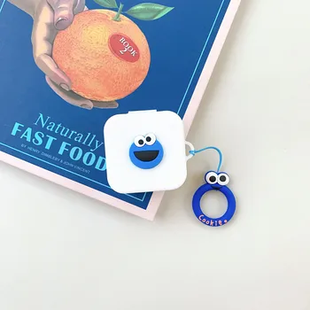 

Cartoon Silicone Protective Earphone Case For Xiaomi Air 2 SE Bluetooth Headphones Boxs Air2 SE Earbuds Cover With Finger strap