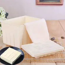 DIY тофу прессформы пластиковые тофу прессформы домашний соевый творог тофу делая прессформы с сырной тканью кухонный набор инструментов для приготовления пищи