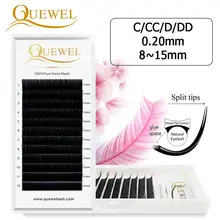 Плоский эллипс для ресниц плоское шелковое наращивание ресниц разделенные кончики эллипс накладные ресницы плоская форма матовый черный натуральный мягкий светильник