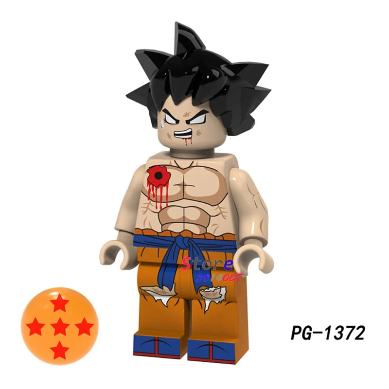 Один строительный конструктор Dragon Ball Z Goku Gotenks Torankusu Tien Shinhan Android 18 лазурит Коллекция игрушек для детей - Цвет: PG1372