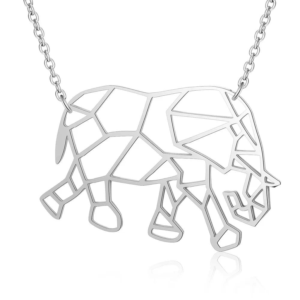 Unique Elephant Necklace LaVixMia Italy Design 100% Stainless Steel Necklaces for Women Super Fashion Jewelry Special Gift