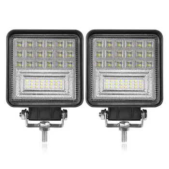 

4 inch 126W LED Work Light Bar Flood Spot Beam For Offroad 4WD SUV Driving Fog Lamp