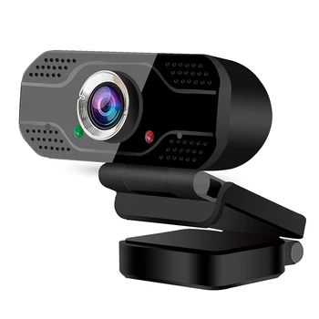 

1080P HD USB Webcam Video Conference Camera Live Streaming Webcam with Built-in Microphone Computer Camera for Desktop PC Laptop