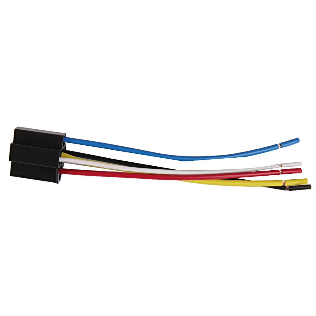 Car 12V 12 Volt DC 40A AMP Relay Harness Socket Kit 5Pin 5 Wire