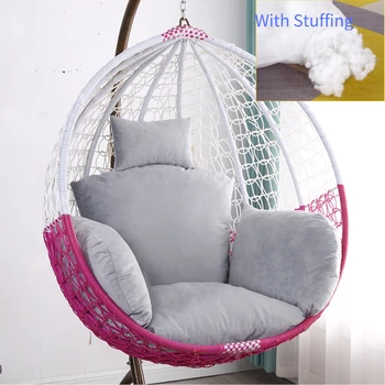 

With cotton Stuffing Hanging Basket Chair Cushions garden pillow Hammock Thick Nest Back Pillow outdoor Garden Beach