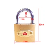 10 шт. навесные замки диаметром 32 мм, открытые тем же клавишами — изображение 3